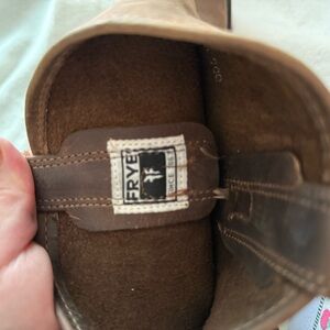 Frye Tan Leather Interior